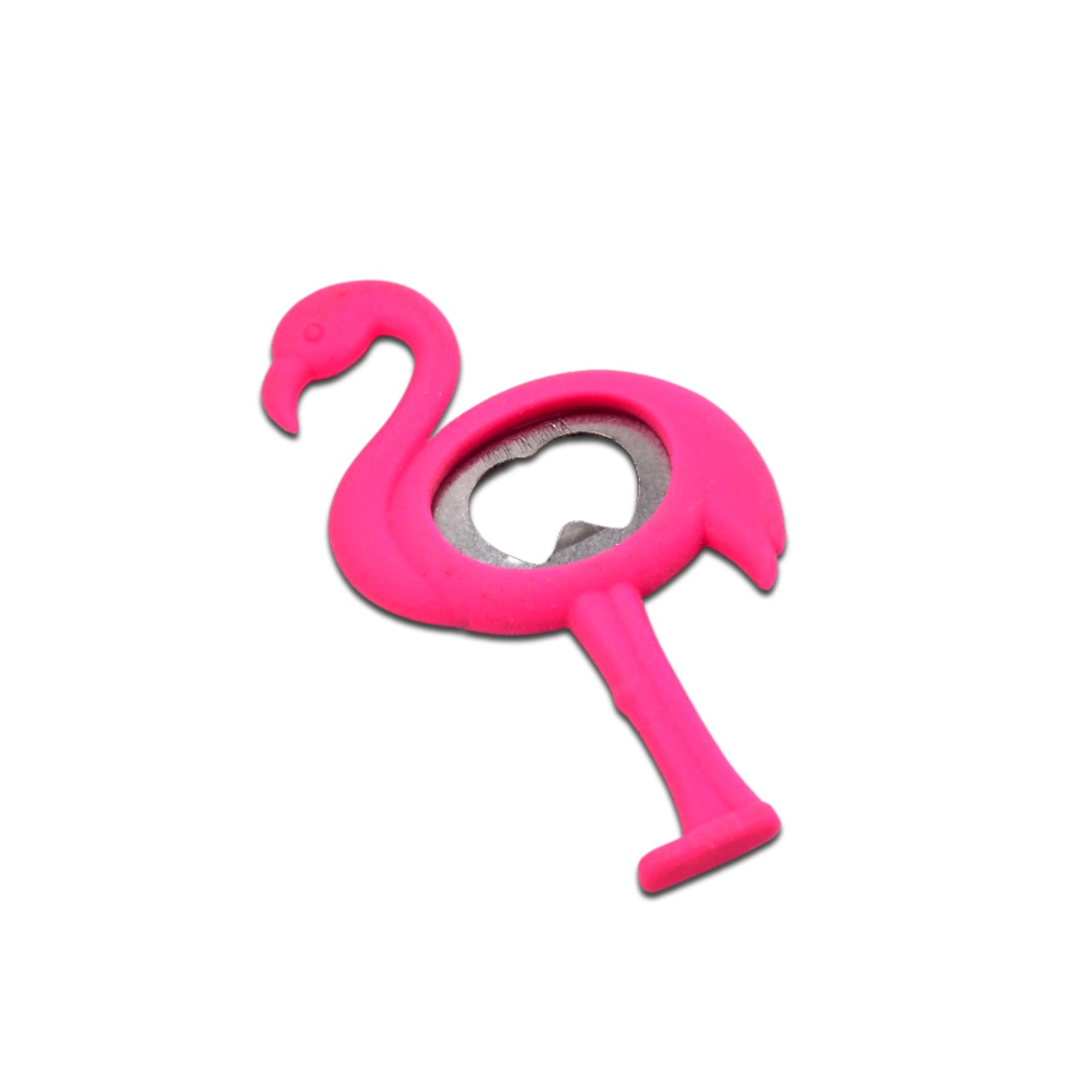 2747 Flamingo Novelty Bottle Opener - Ideal for Cocktail Parties - Made from Silicone and Stainless Steel DeoDap 2747 Flamingo Novelty Bottle Opener - Ideal for Cocktail Parties - Made from Silicone and Stainless Steel DeoDap